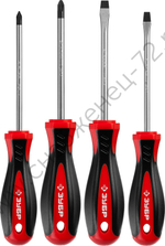 ЗУБР 4 шт, Набор отвёрток (25065-H4)