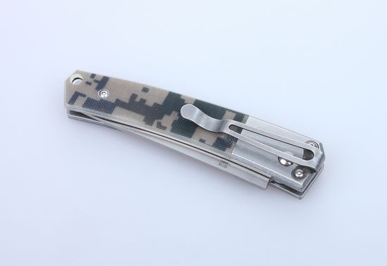 Складной нож Ganzo G7362 камуфляж, G7362-CA c клинком из стали 440C, рукоять G10