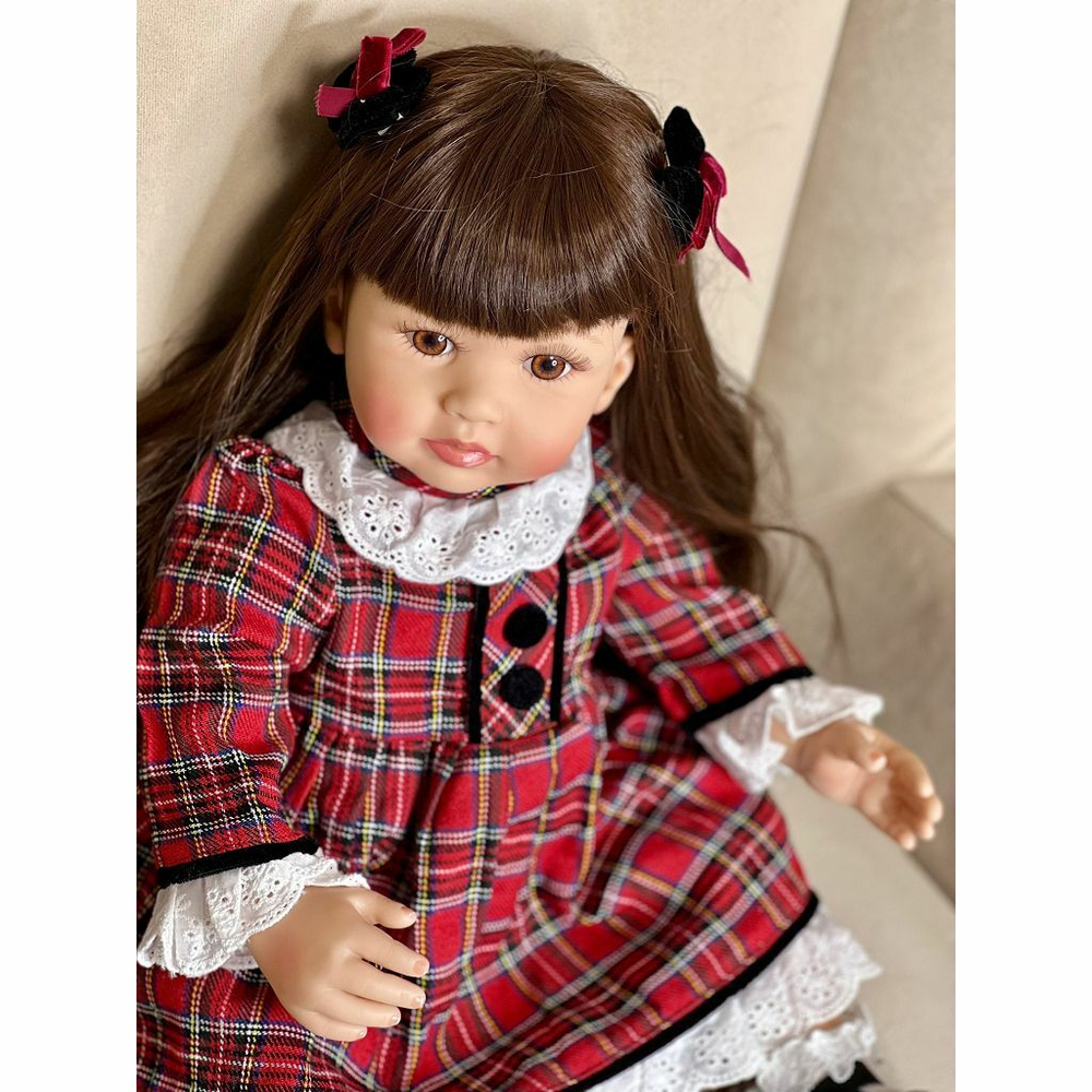 Кукла Реборн мягконабивная 60см в пакете (FA-008)