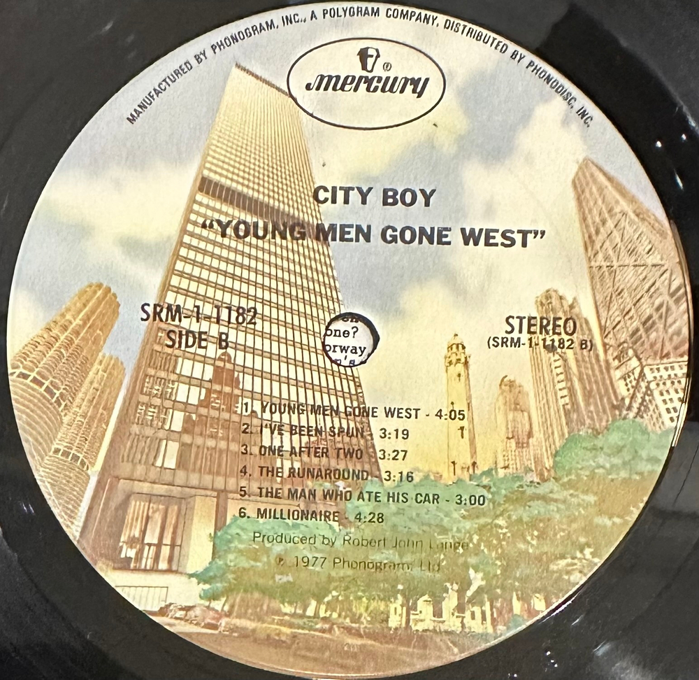 City Boy - Young Men Gone West (США 1977г.)