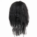 Парик карнавальный «Гофре объемное», Черный
