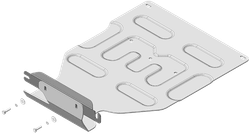 Защита заднего электромотора, Трубок охлаждения электромотора. 4 мм, Алюминий для Voyah Dream 2021-н.в., Motodor.348610
