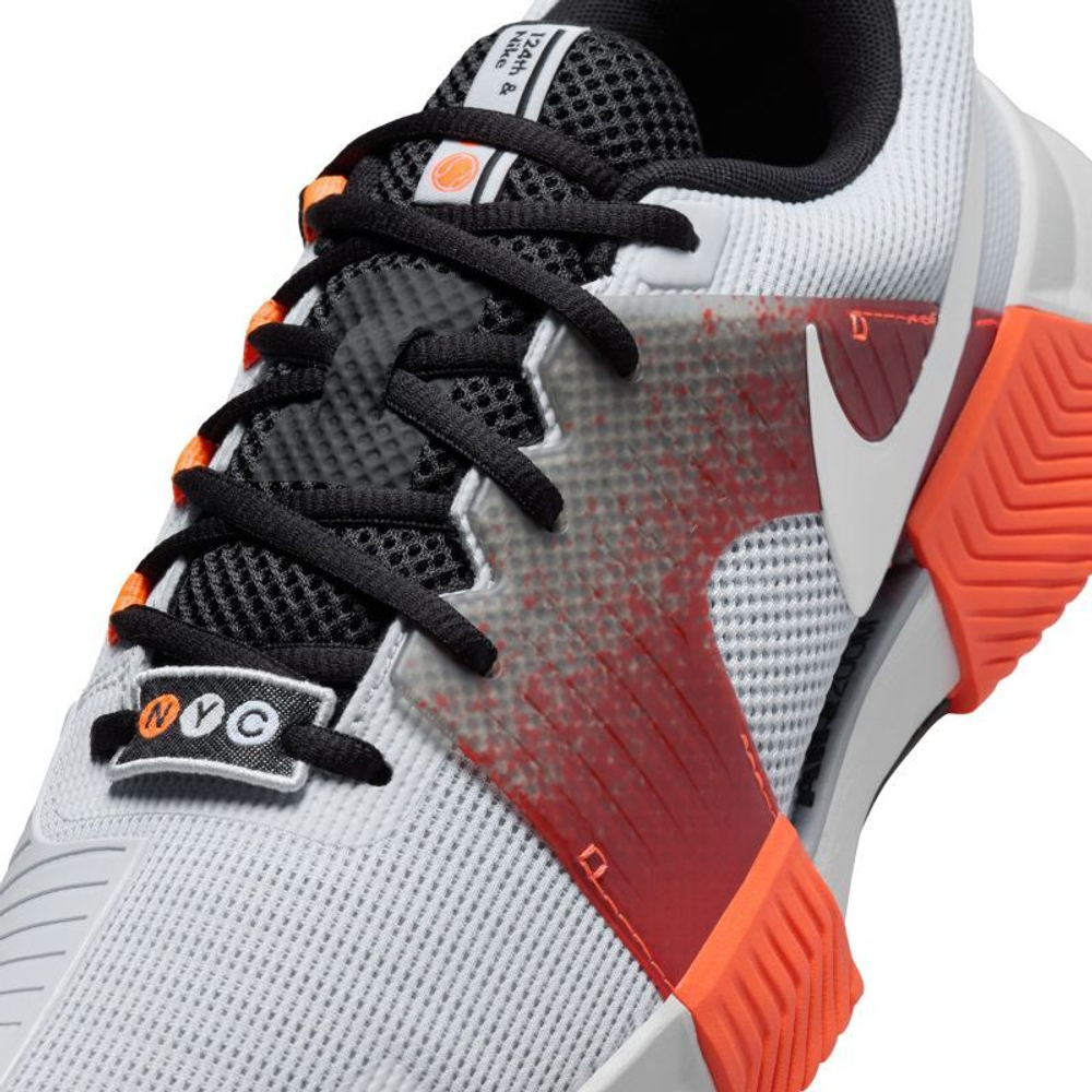 Мужские кроссовки теннисные Nike Zoom GP Challenge 1 Premium - серый