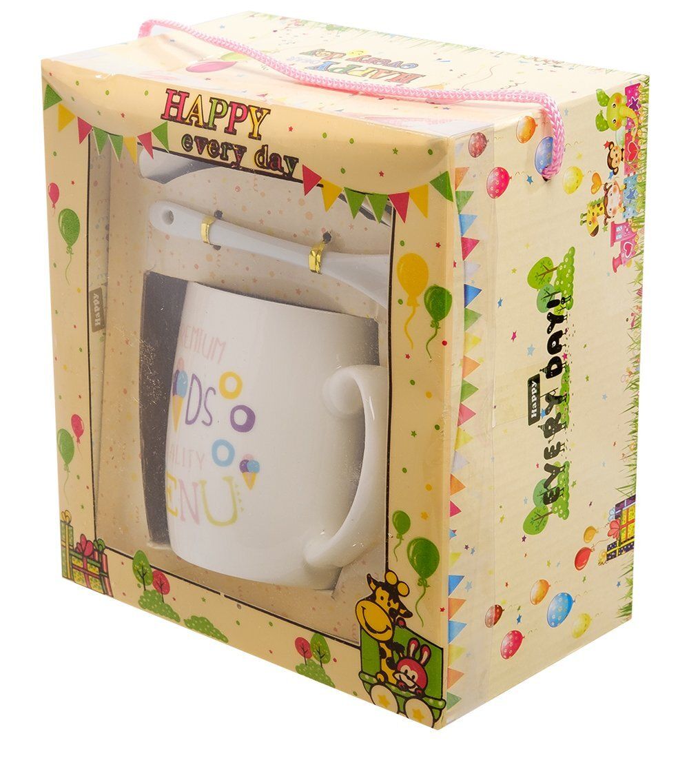 GAEM Art MUG-165/4 Кружка с ложкой «Детское меню»