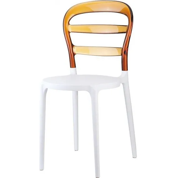 Стул Miss Bibi белый/янтарный | Siesta Contract | Турция