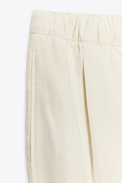 ZARA БРЮКИ-ДЖОГГЕРЫ WIDE LEG — ZW COLLECTION, ЭКРЮ