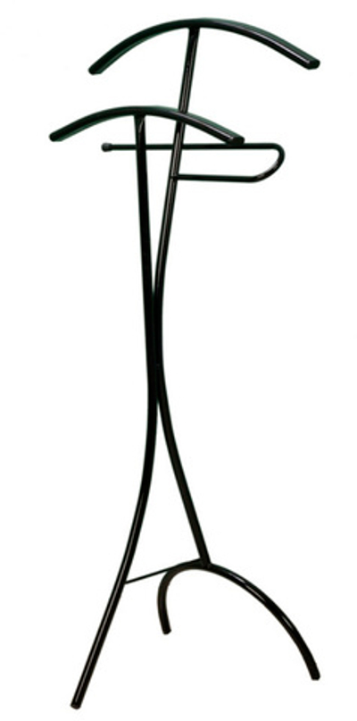 Вешалка - стойка "Слуга №1" черная металлическая (29717)