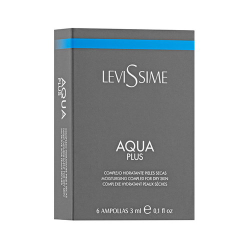 Комплекс для лица увлажняющий pH 6,0-6,5 Levissime Aqua Plus 6x3мл