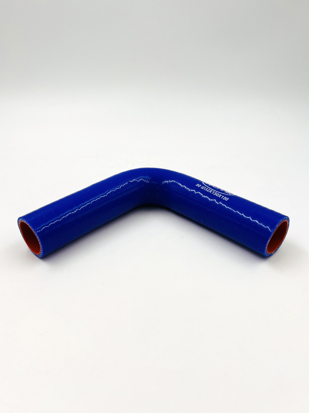 Патрубок угловой 90 размер 150х150хD32 мм 1 шт силикон