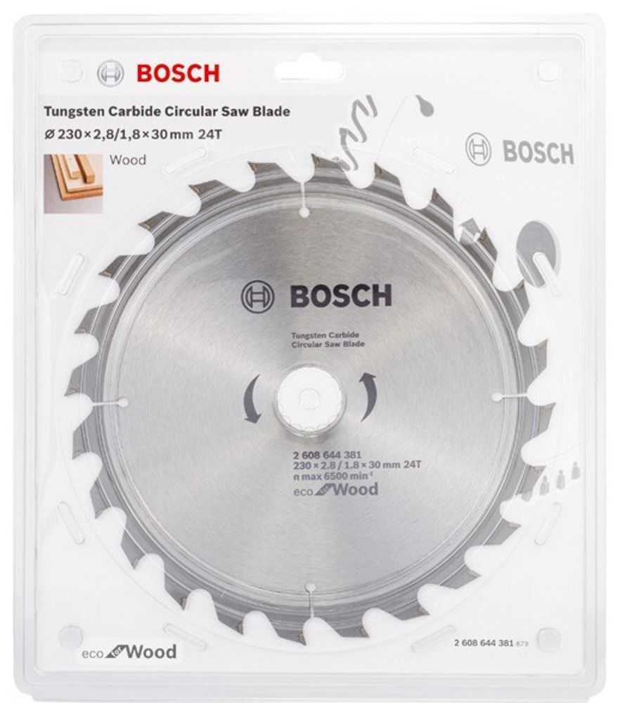 Пильный диск BOSCH ECO WO 230x30-24T