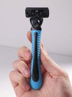 Станок для бритья Haowell 10 многоразовых картриджей c 5 лезвиями плавающая головка, полоска Aloe+витамин E