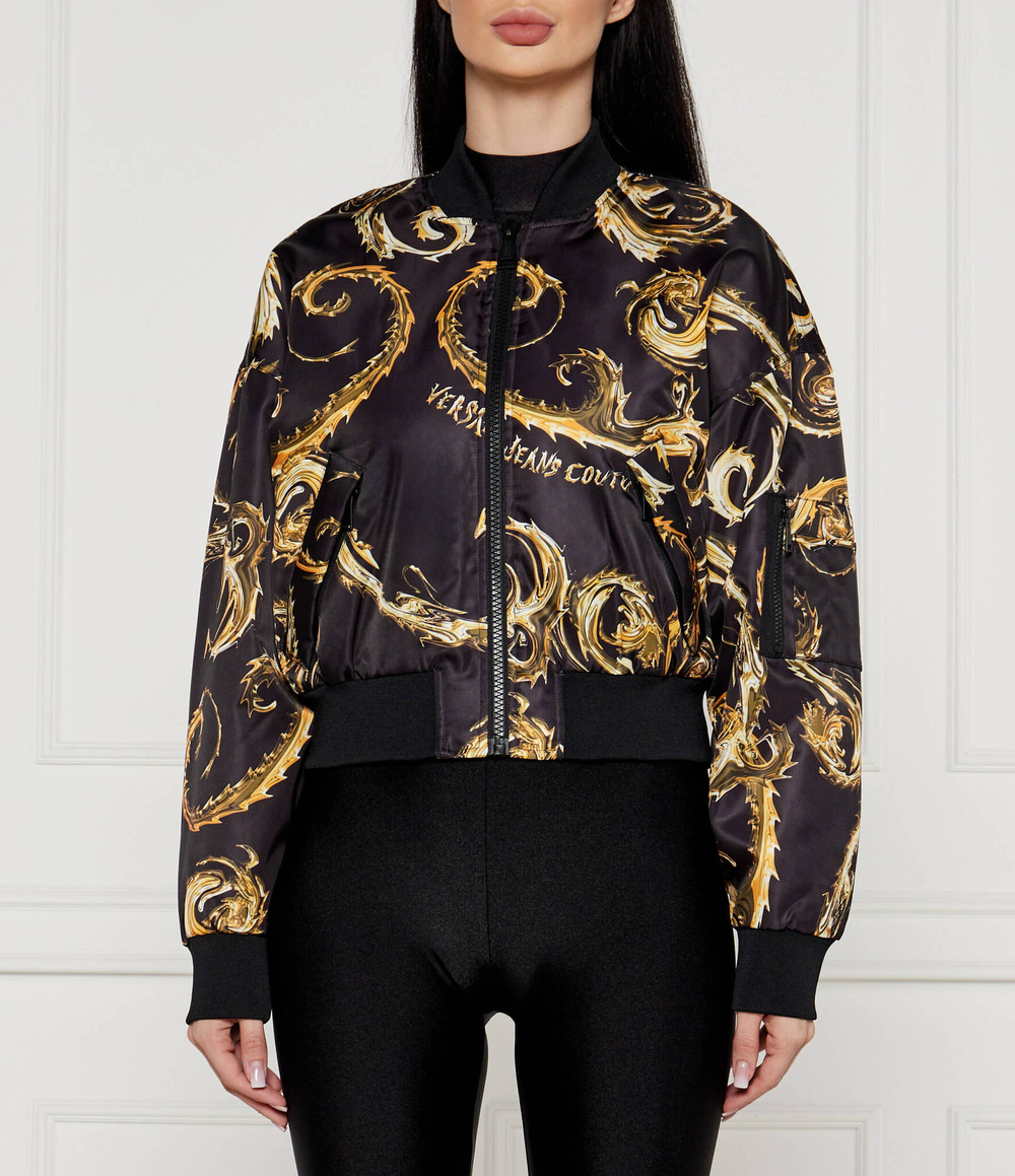 Куртка бомбер Versace Jeans Couture - черный(77HAS408CQD64)