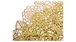 Салфетка подстановочная 38см Decor de table Rose золотистая