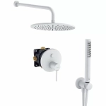Душевая система Kludi Bozz 386585376 белая матовая