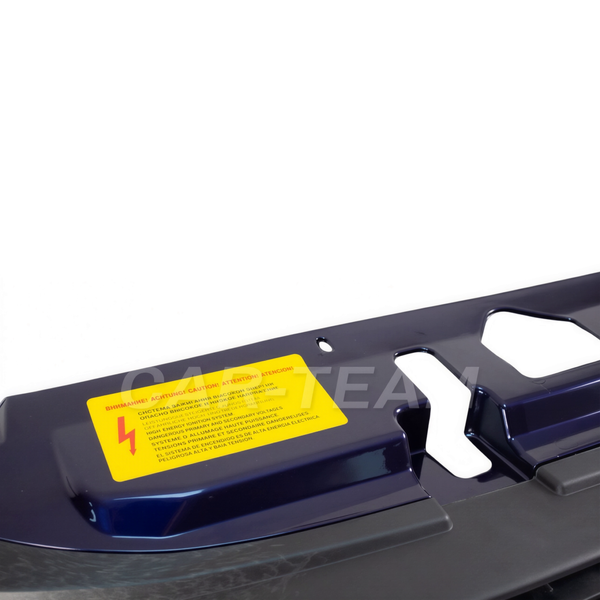 Бампер передний на Лада Приора 2 в сборе с решетками, окрашенный (аналог)