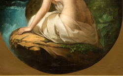 Н/х. Купальщица. Холст, масло. Конец XIX века. Россия. 84 х 74,5 см.