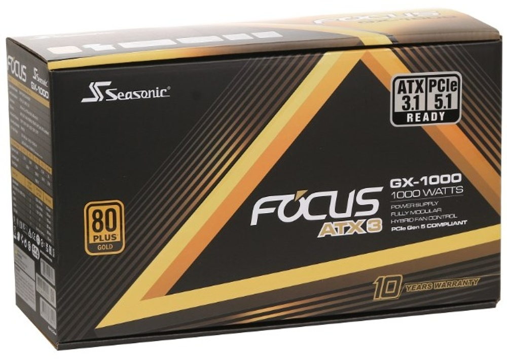 Блок питания Seasonic Focus GX-1000 (SRP-FGX102-A5A32SF) 1000 Вт