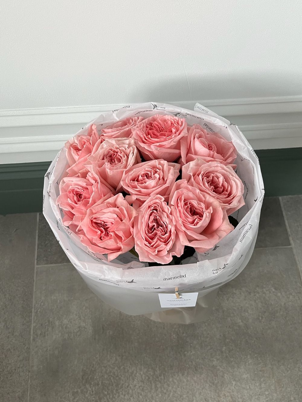 Букет из одноголовой пионовидной розы 11 шт