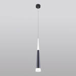 Подвесной светодиодный светильник DLR038 7+1W 4200K черный матовый