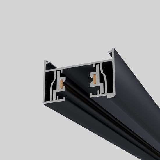 ST001.429.00 Шинопровод однофазный накладной  ST-Luce Черный Длина 2 000мм BASE