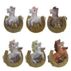 GAEM Фигурка декоративная "Лошадка", L5,5 W3,5 H7 см, 6в.