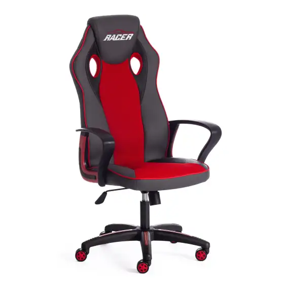 Игровое кресло Tetchair RACER металлик/красный, 36/08