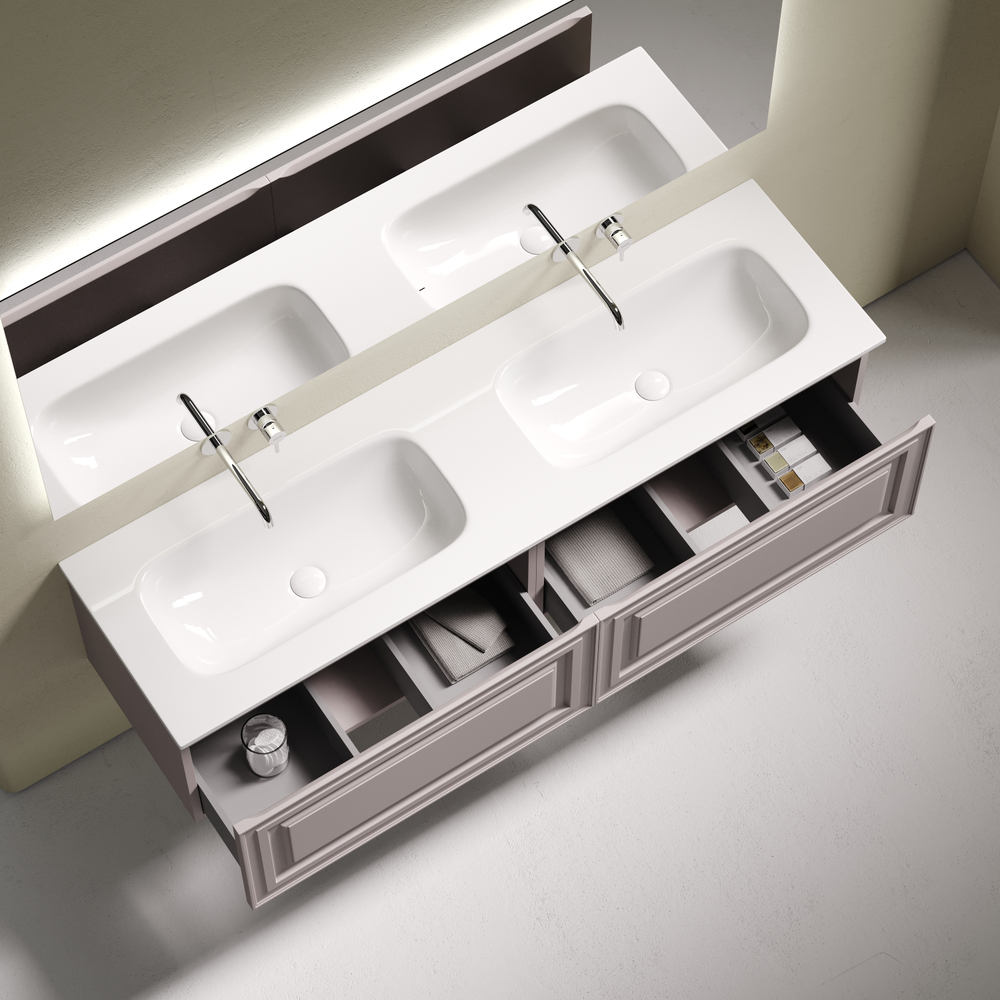 Тумба подвесная Sancos Very c одним ящиком 790х445х406, Doha Soft, VR80SM