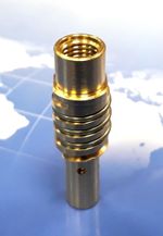 IZH0662 Держатель сопла (вставка / свеча) и наконечника М6, для ручных сварочных горелок полуавтоматической сварки MIG-15, MS-15 сварог