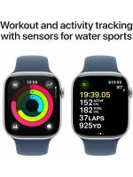 Умные часы Apple Watch S10 42mm Silver M/L, Denim SB