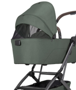 Коляска 2 в 1 Joolz Aer 2 с бампером Forest green/Mid Brown Carbon
