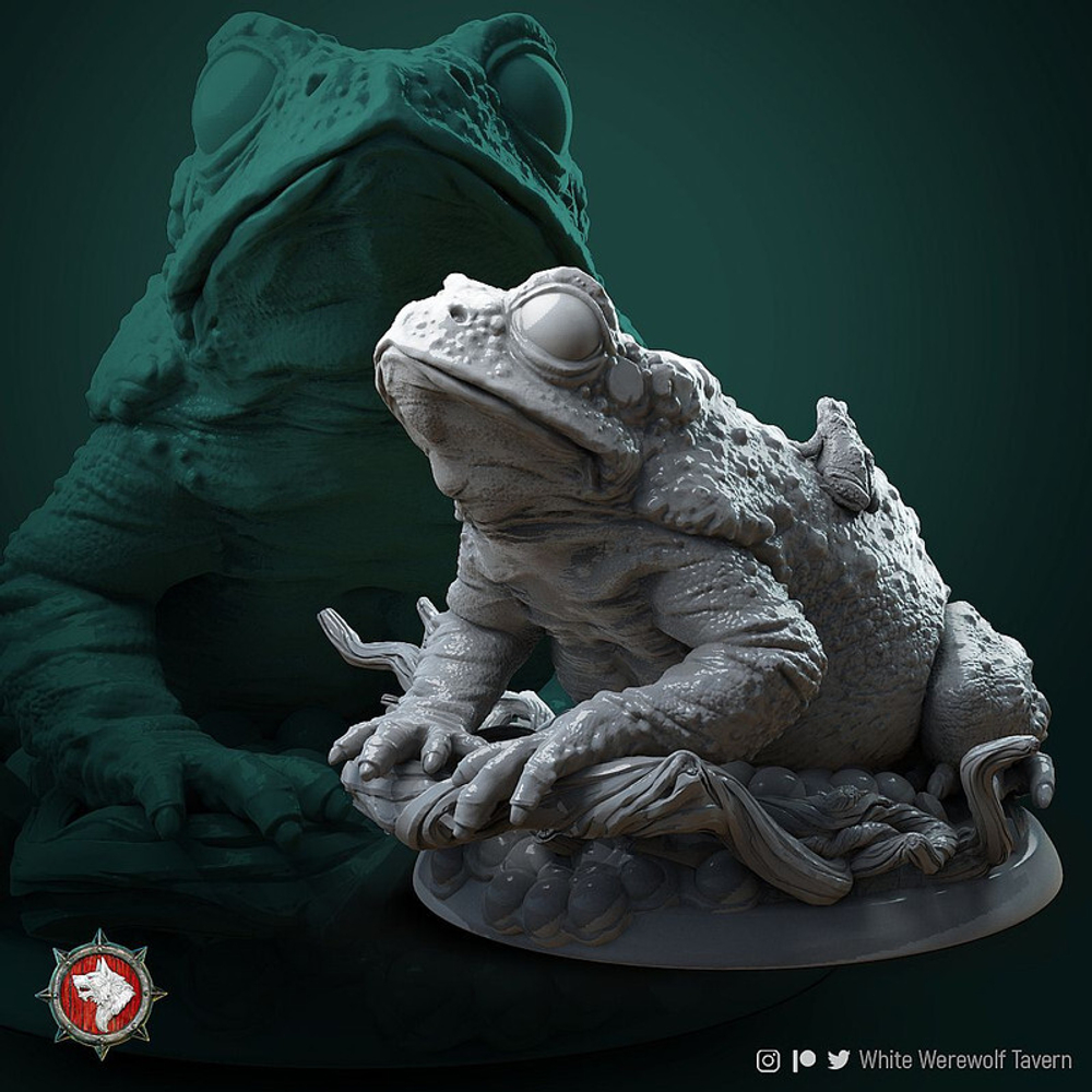 Жаба Лягушка монстр миниатюра для dnd, днд, pathfinder, фентези, Настольная игра, НРИ, Варгейм, РПГ