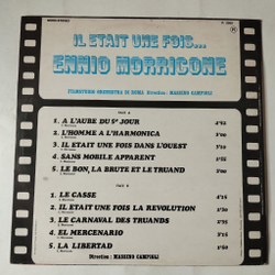 Винтажная виниловая пластинка LP Filmstudio Orchestra Di Roma Il Etait Une Fois Ennio Morricone Эннио Морриконе (France 1977)