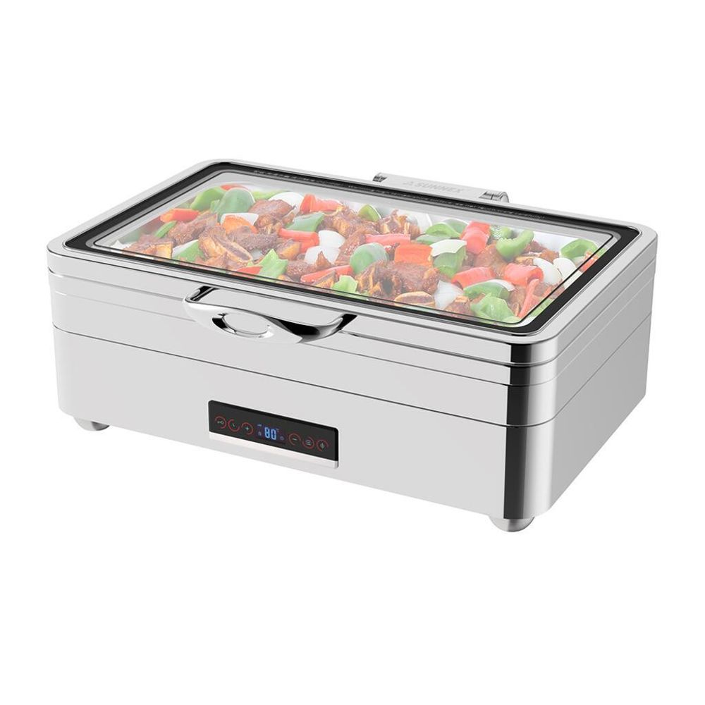 Мармит электрический 8,5 л 1/1*65 с с откидной крышкой и окном дисплеем " " SUNNEX