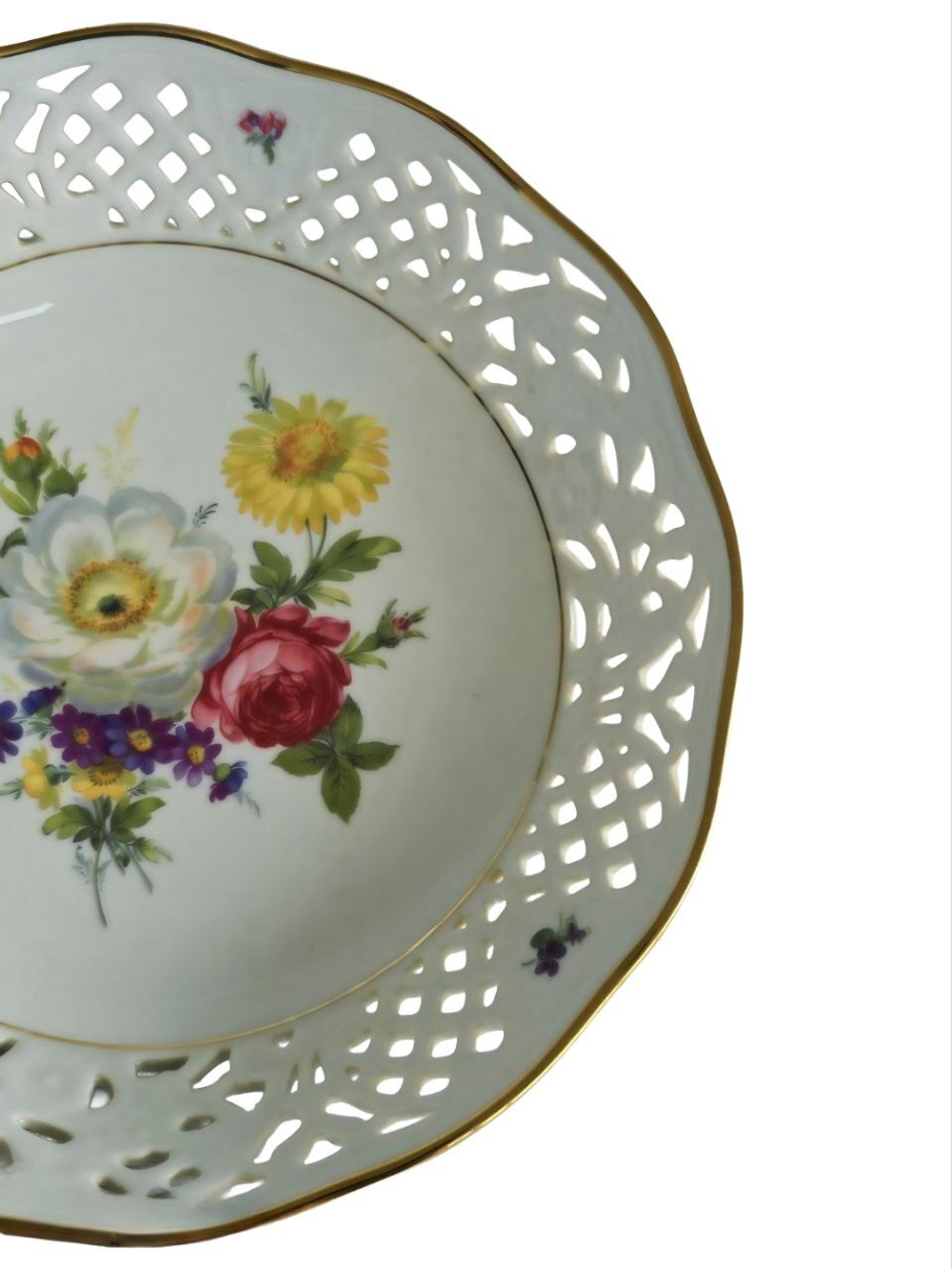 Ваза (Фруктовница) "Цветы" Германия