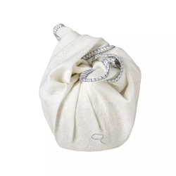 кольцо обручальное из белого золота