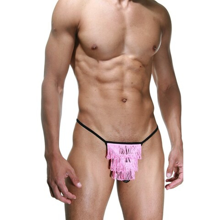 Мужские трусы стринги розовые LaBlinque LB15376