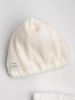 Шапка для девочки зимняя и снуд с ушками