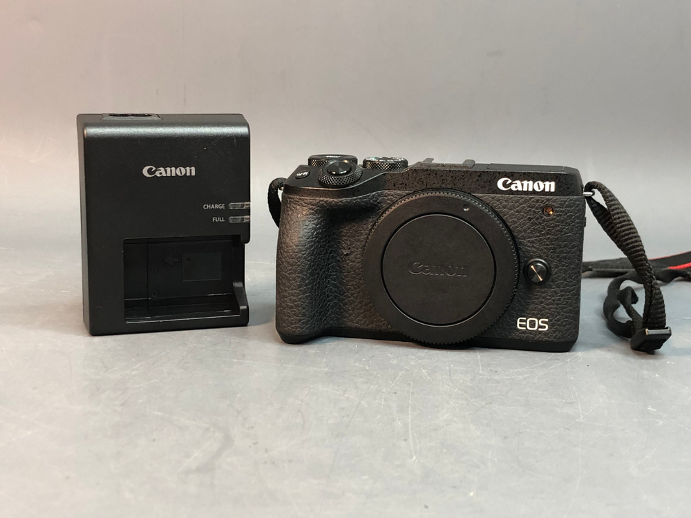 Canon EOS M6 Mark II 31.000 кадров, скол на экране