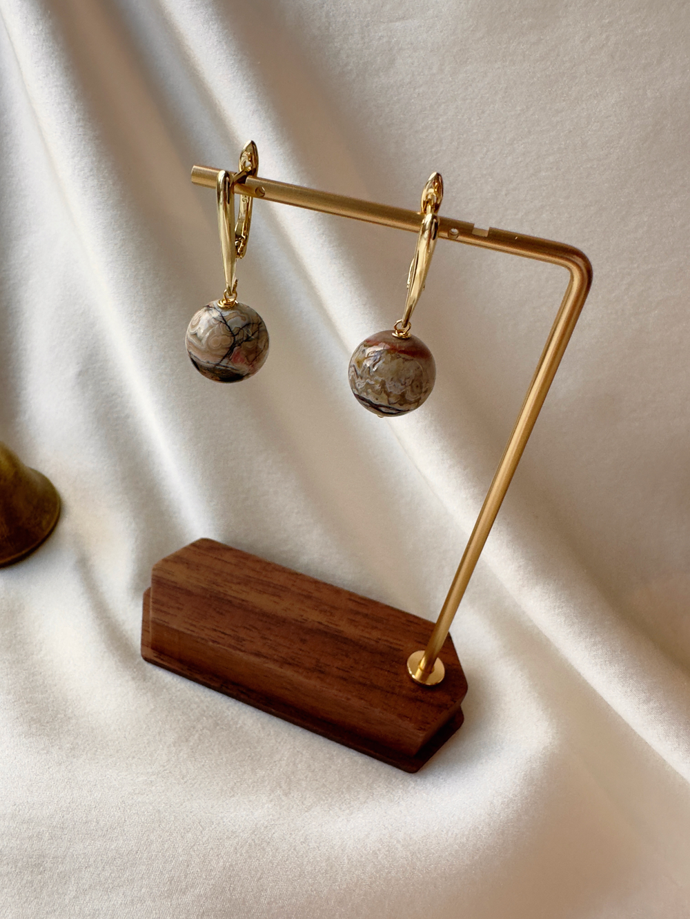 Серьги из мексиканского Агата