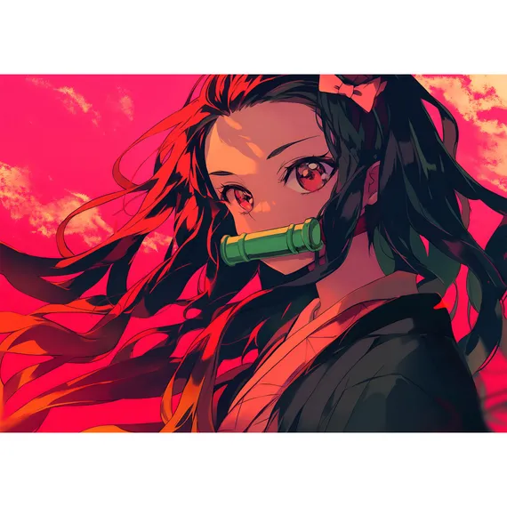 Постер Nezuko Kamado - Demon Slayer