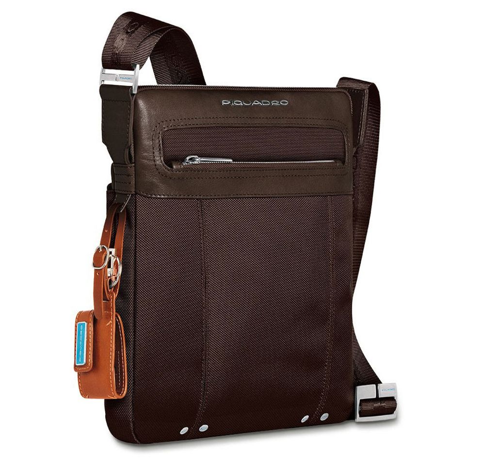 Сумка мужская Piquadro Link темно-коричневый кожа и ткань (CA1591LK/TM)