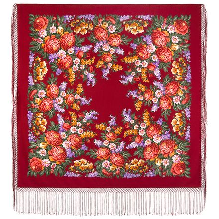 Павловопосадский платок День Победы 235-6