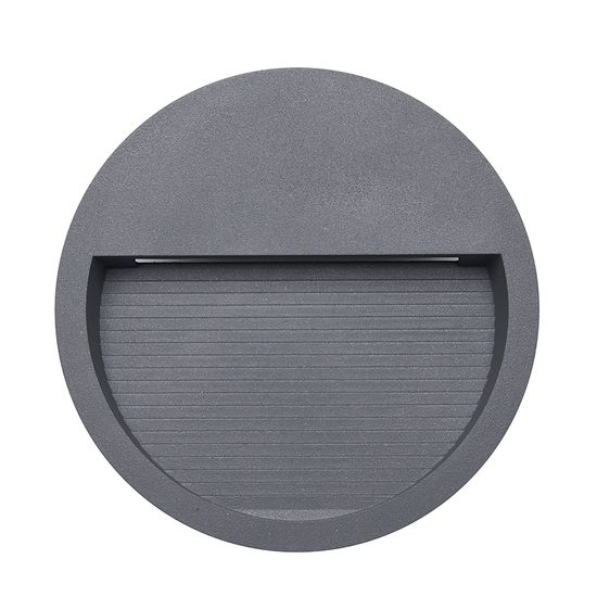 Светодиодный светильник Feron DH203 5W, 4000K, IP65, круг, серый