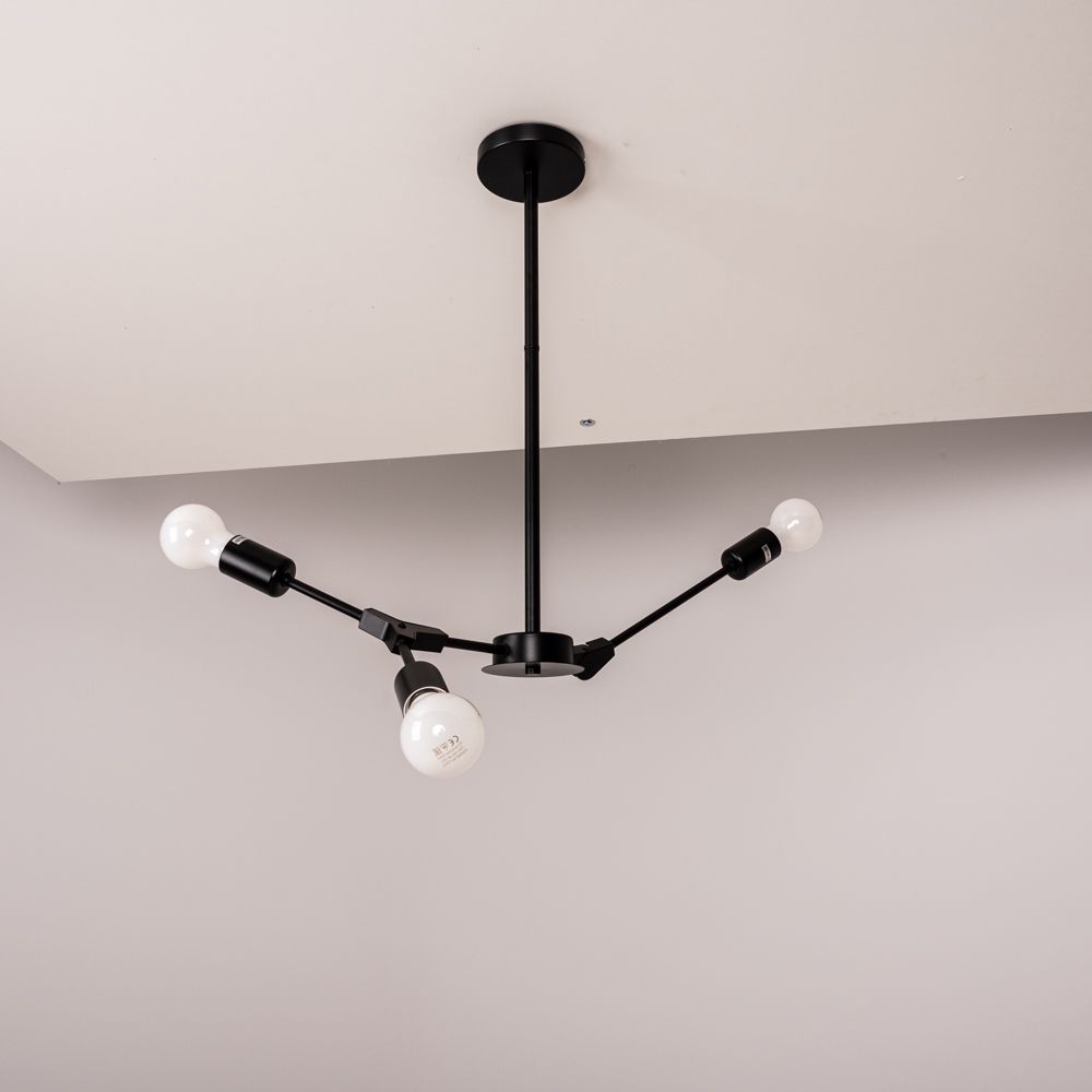 Люстра На Штанге Late D55 Black By Imperiumloft