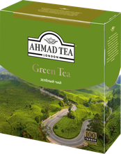 Чай зеленый Ahmad tea в пакетиках, 100 шт