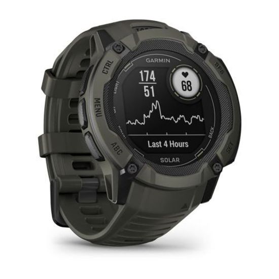 Умные часы Garmin Instinct 2X Solar темно-зеленый