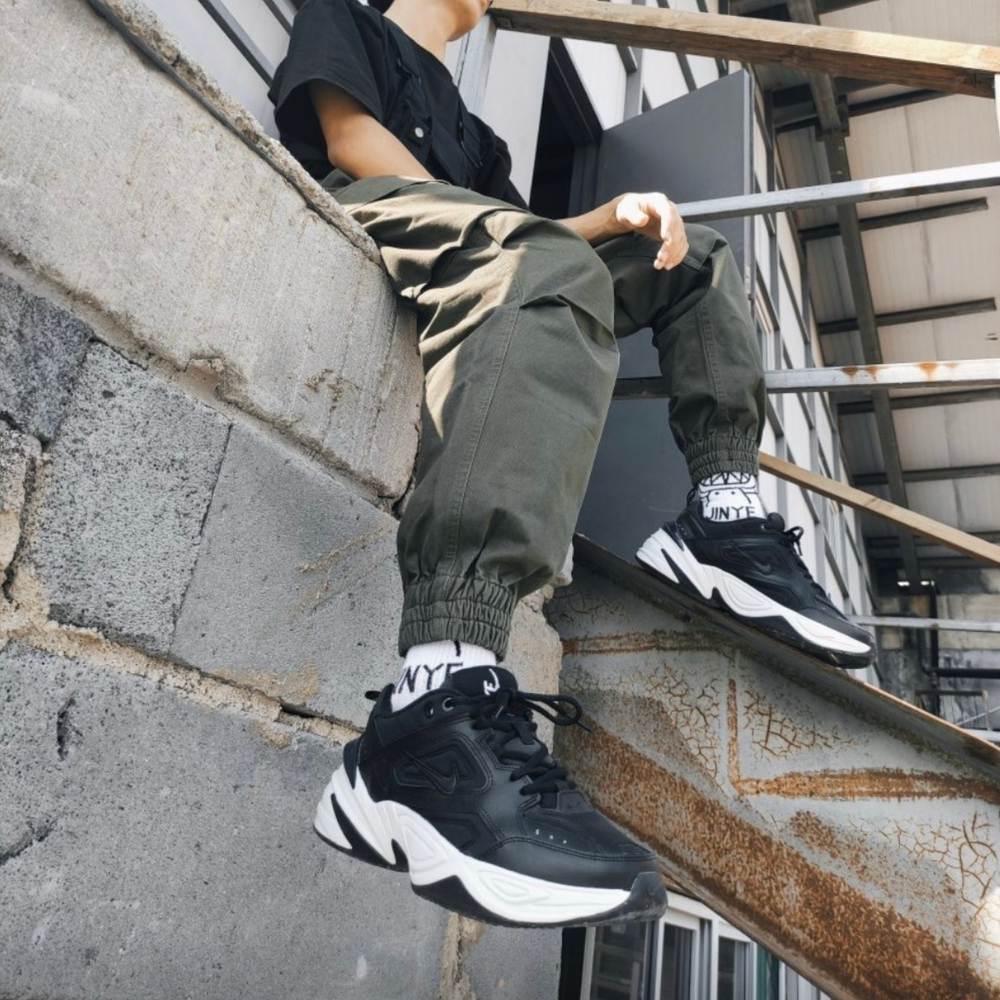 Nike M2K Tekno «Black White Obsidian»