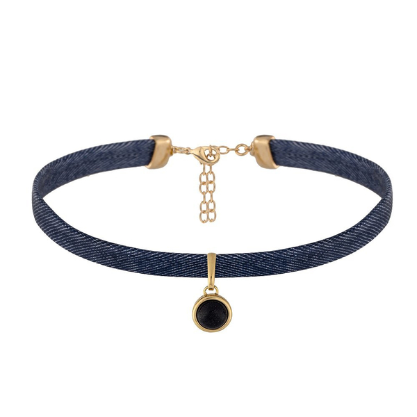 Чокер Possebon Blue Aventurine B0113.23 BL/G