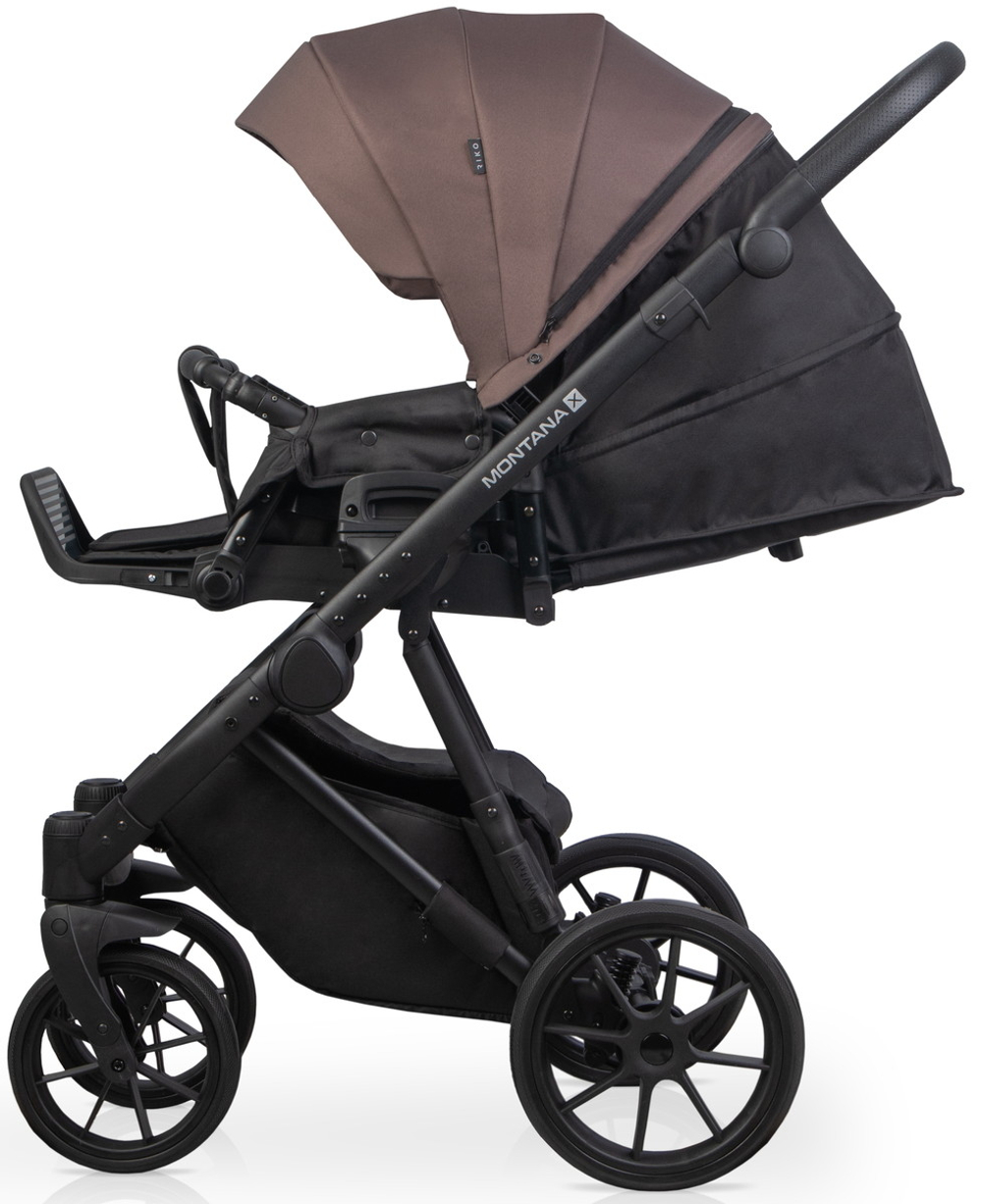 Детская коляска Riko Basic Montana Plus X 2 в 1 44 Brown (коричневый)