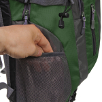 Рюкзак туристический 30л, цвет зелено-серый 3301